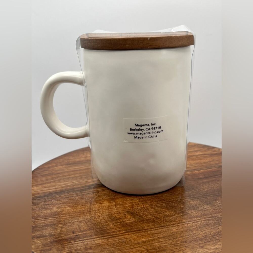 Rae Dunn FAITH BEFORE FEAR Mug Ceramic Coffee Cup Farmhouse Christian Travel Mug - Picture 4 of 5